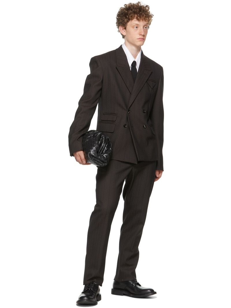 Bottega Veneta Black Intrecciato 'The Pouch' Clutch outlook
