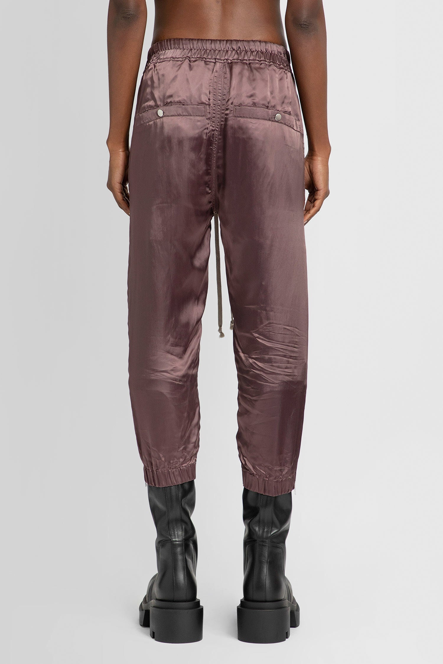 RICK OWENS WOMAN PURPLE TROUSERS - 4