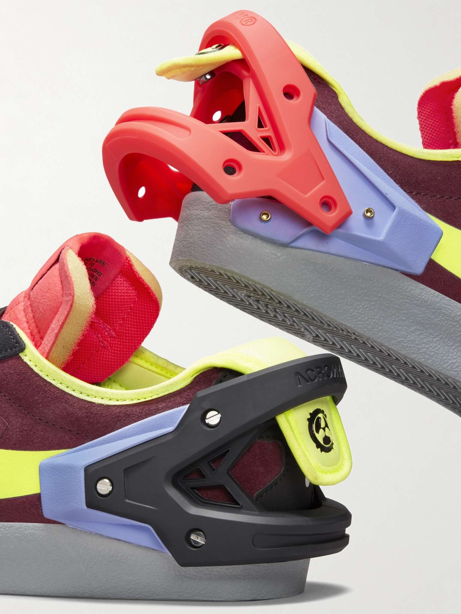 + ACRONYM Blazer Felt-Trimmed Suede and TPU Sneakers - 2
