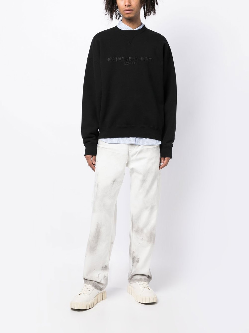 NEIGHBORHOOD embroidered-logo cotton sweatshirt outlook