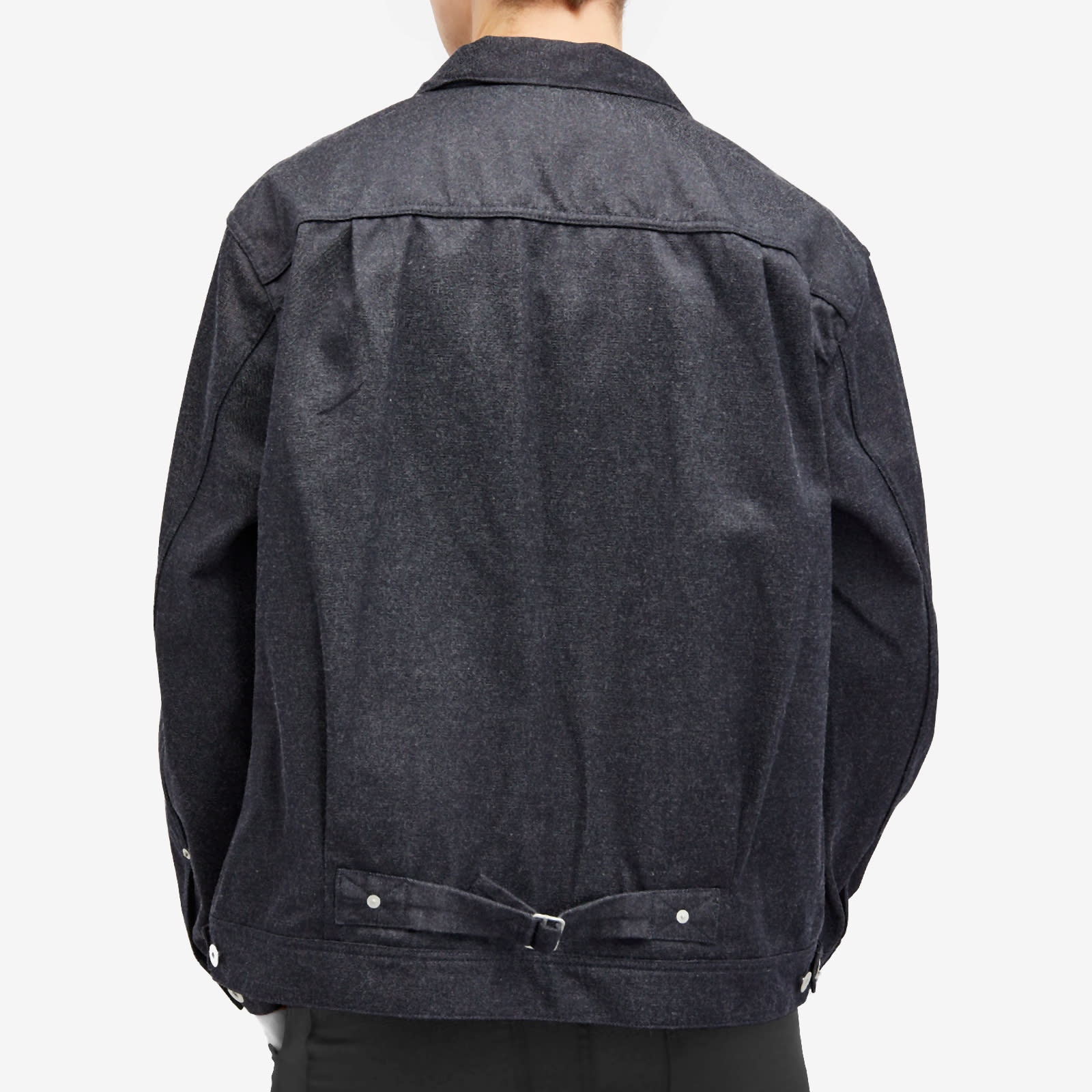 Comme des Garçons Homme Cotton Poly Denim Trucker Jacket - 3