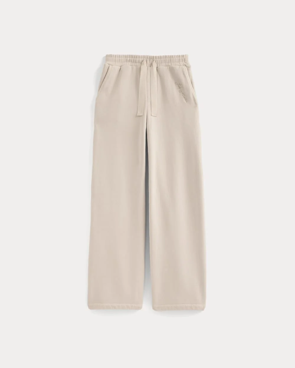 EVERLANE X THE LAUFEY FOUNDATION WIDE-LEG SWEATPANT - 1