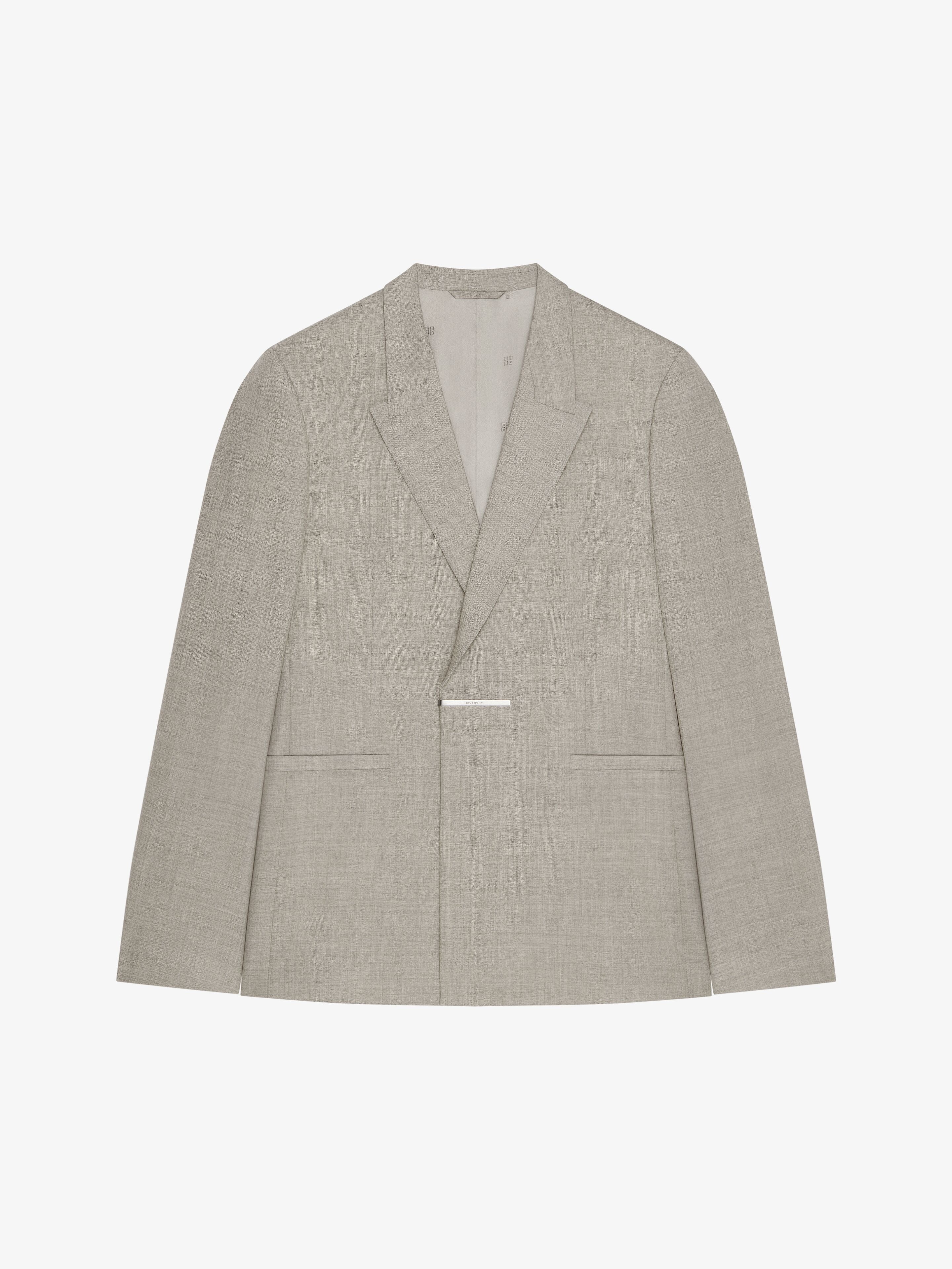SLIM FIT JACKET IN WOOL - 1