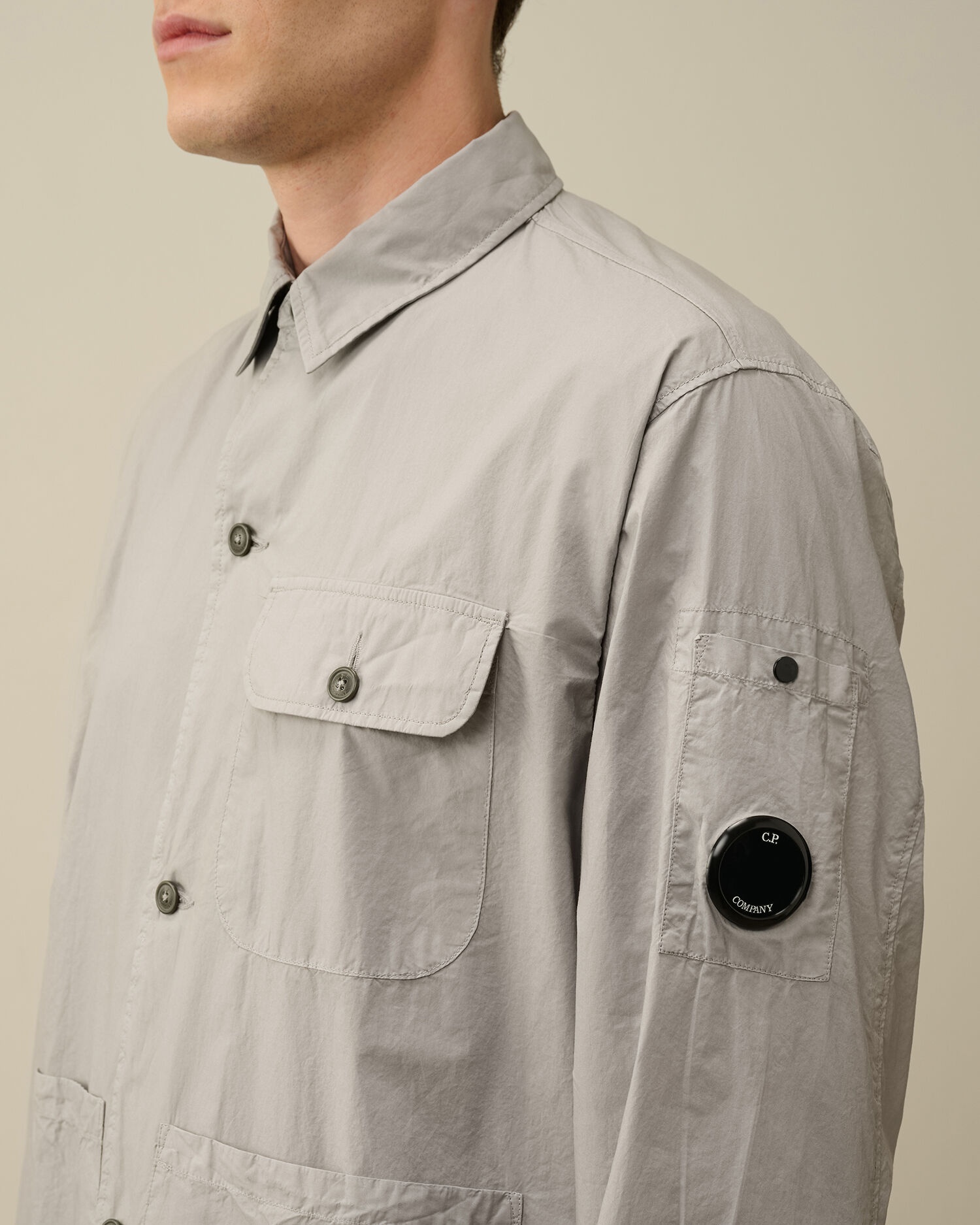 Cotton Popeline Workwear Shirt - 4