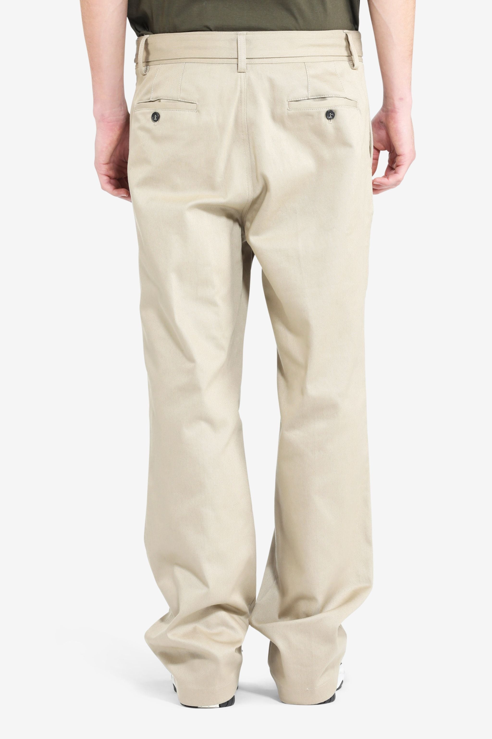 BELTED STRAIGHT-LEG TROUSERS - 2