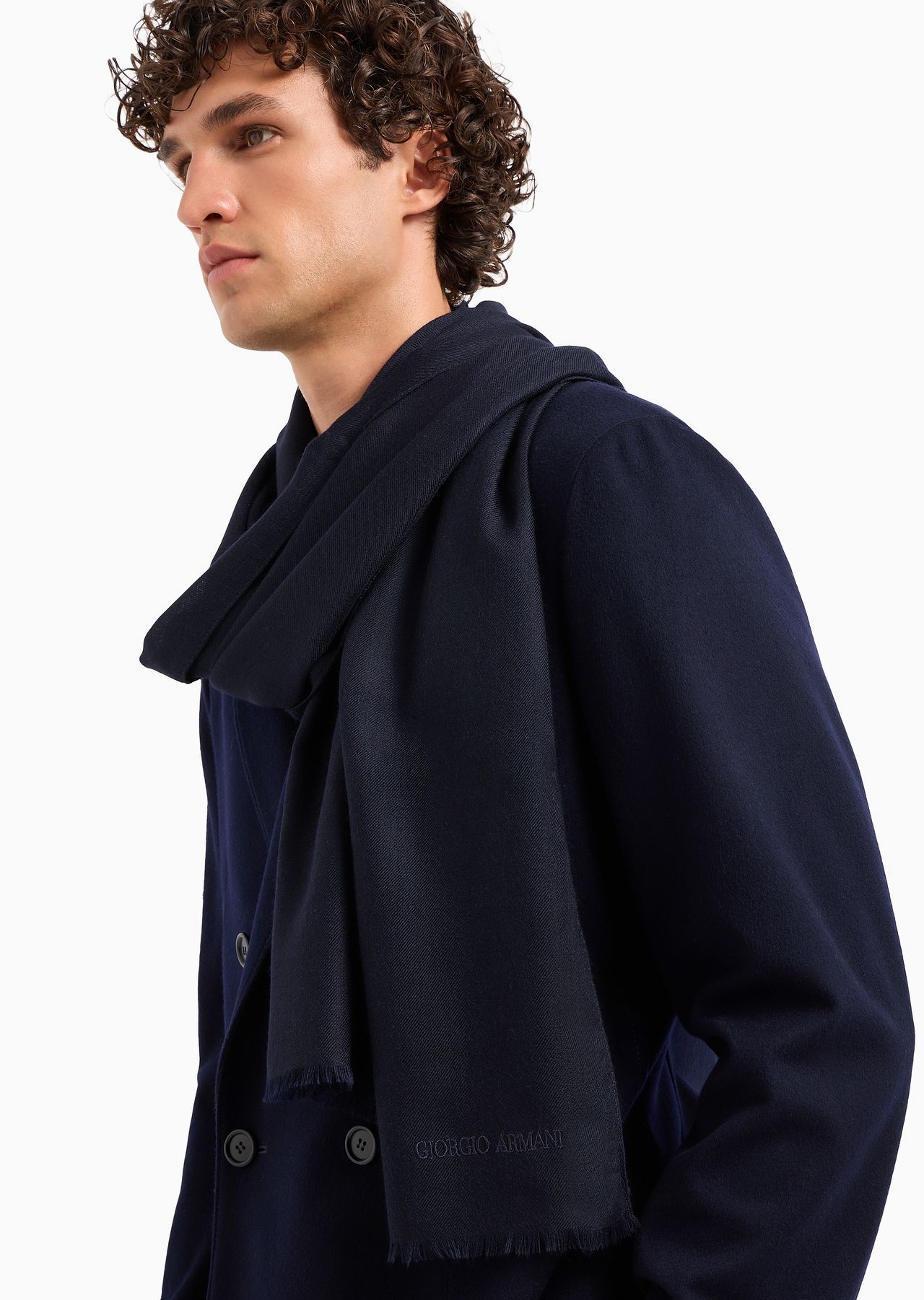 Giorgio Armani Vicuña stole in vicuña - 3