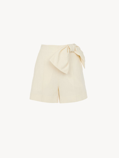 Chloé BOW-DETAIL SHORTS outlook