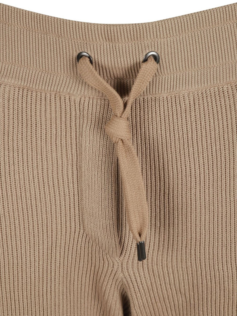 ribbed drawstring-waistband track pants 3