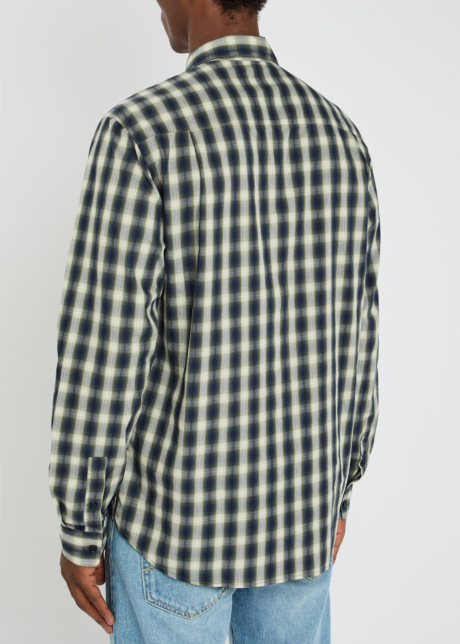 Ymc Curtis Checked Cotton Shirt - 3