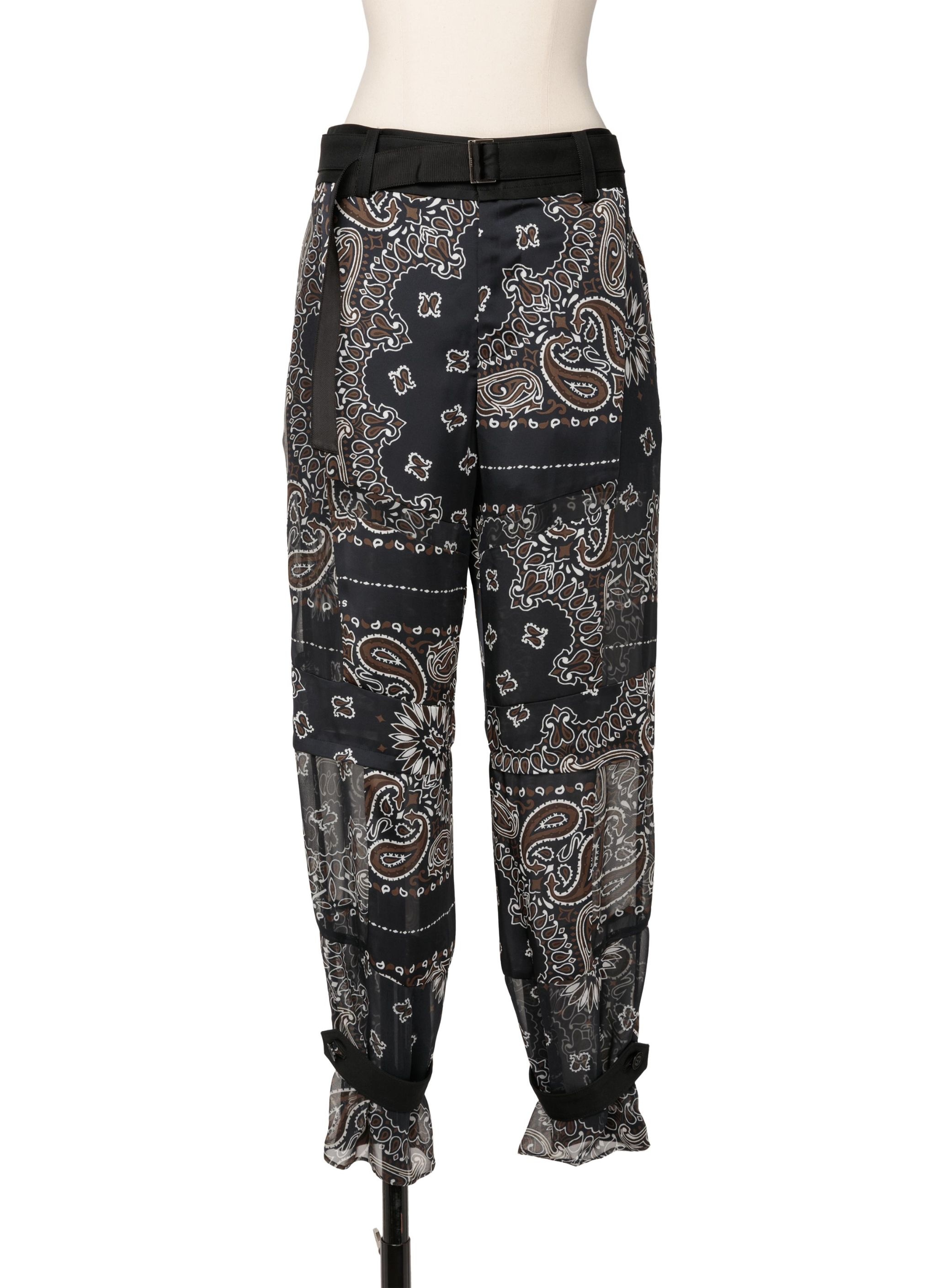 Bandana Print Pants - 1