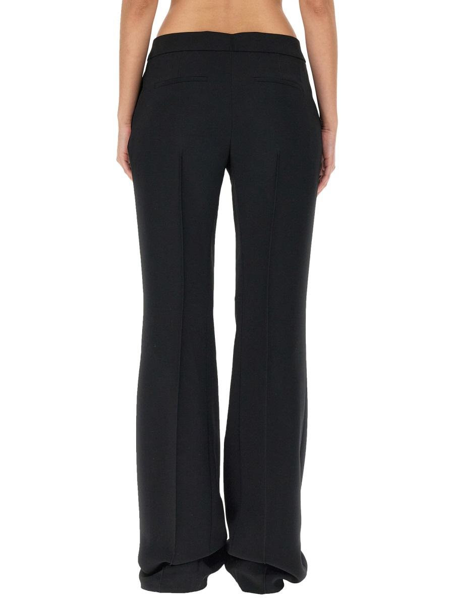 JIL SANDER VISCOSE BLEND PANTS - 3