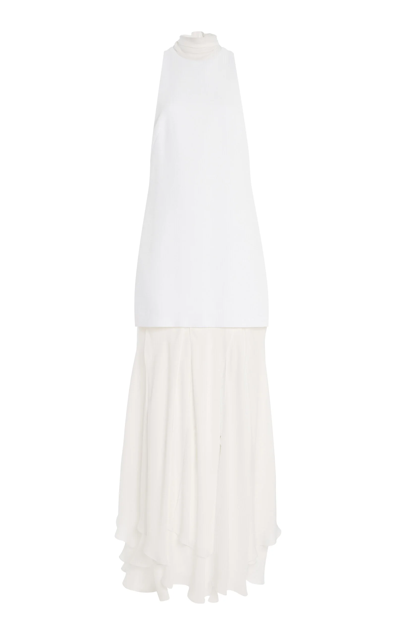 The Leonie Layered Maxi Dress white - 1