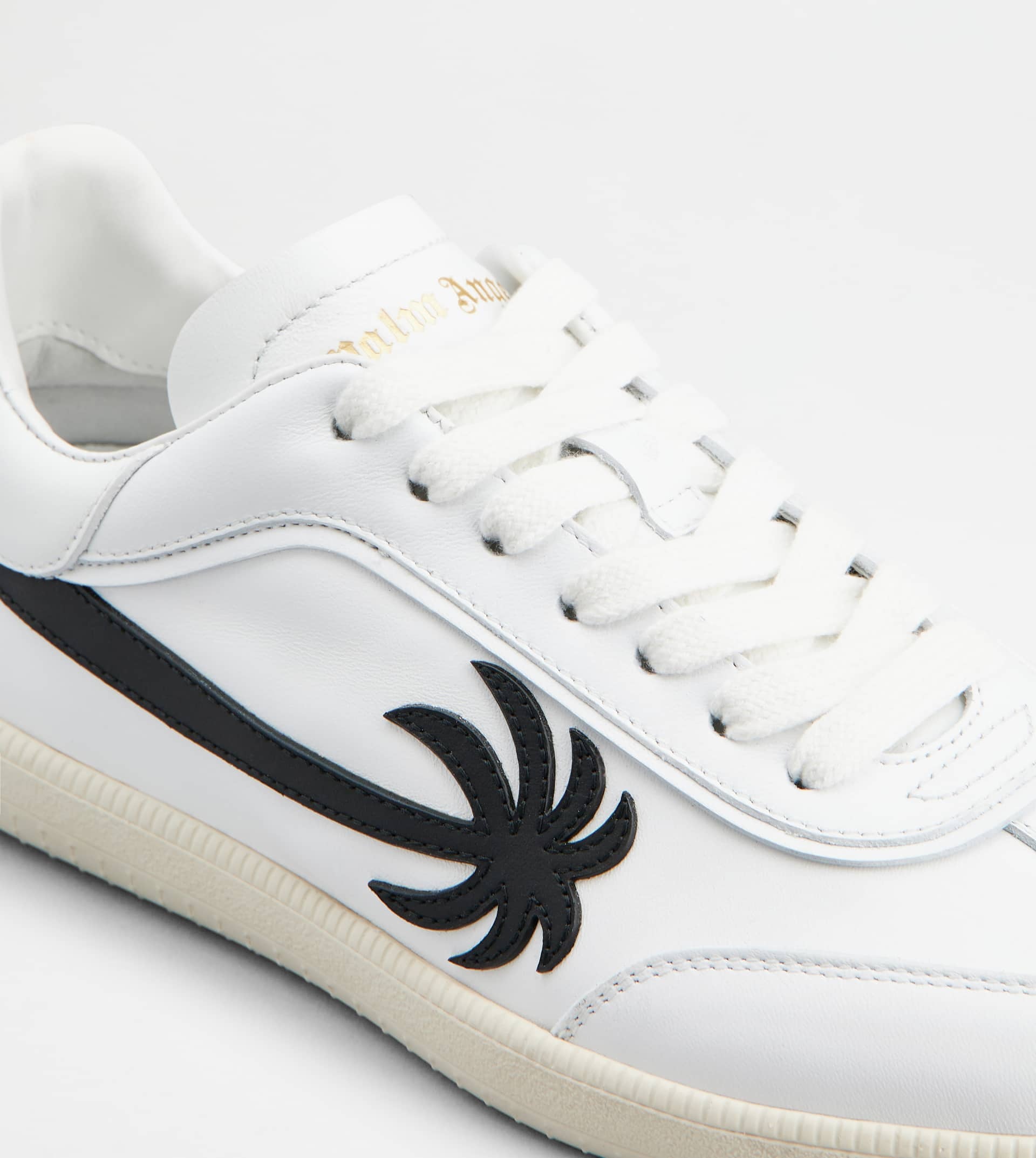 TOD'S TABS SNEAKERS PALM ANGELS IN LEATHER - WHITE, BLACK - 5