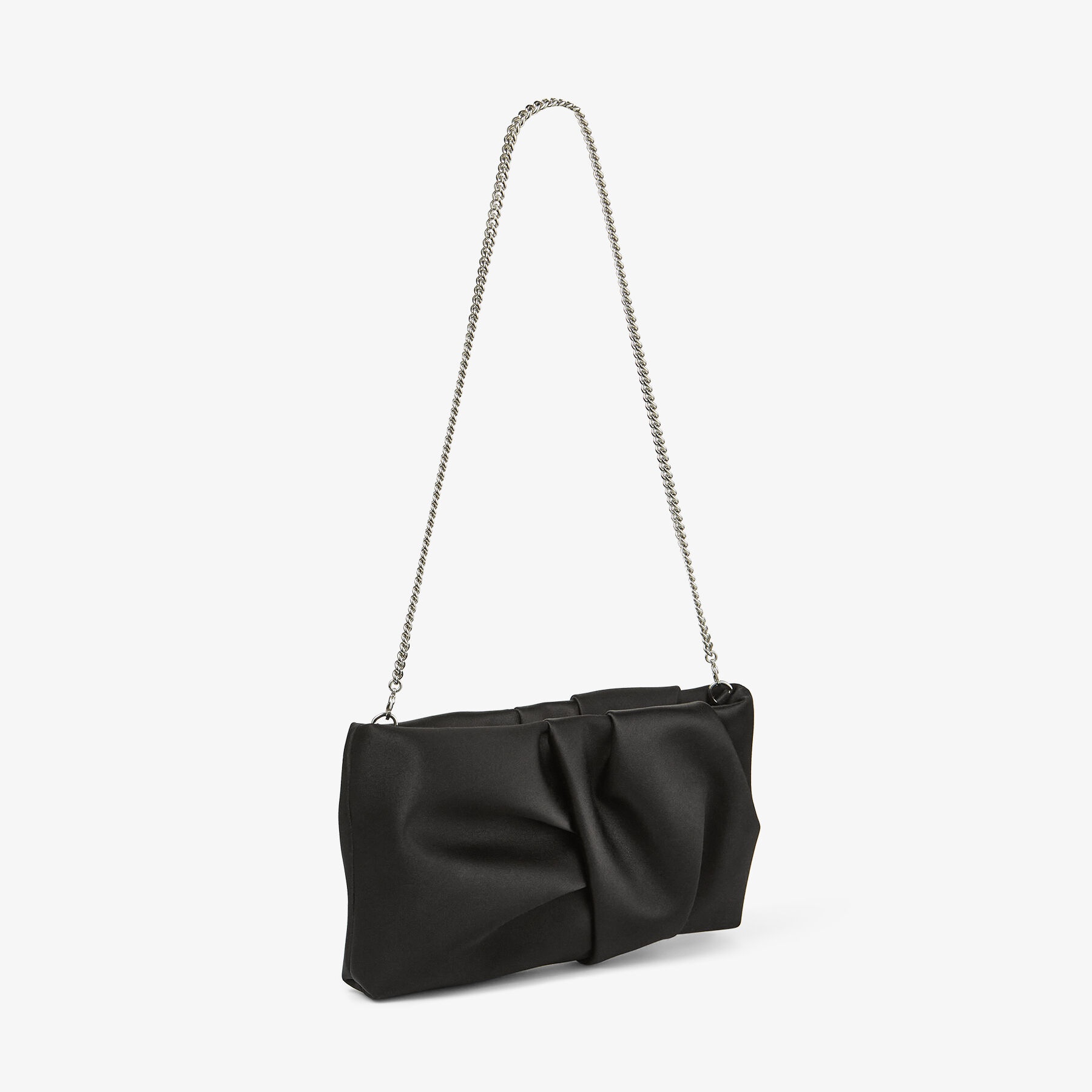 Bonny Clutch
Black Satin Clutch Bag - 3