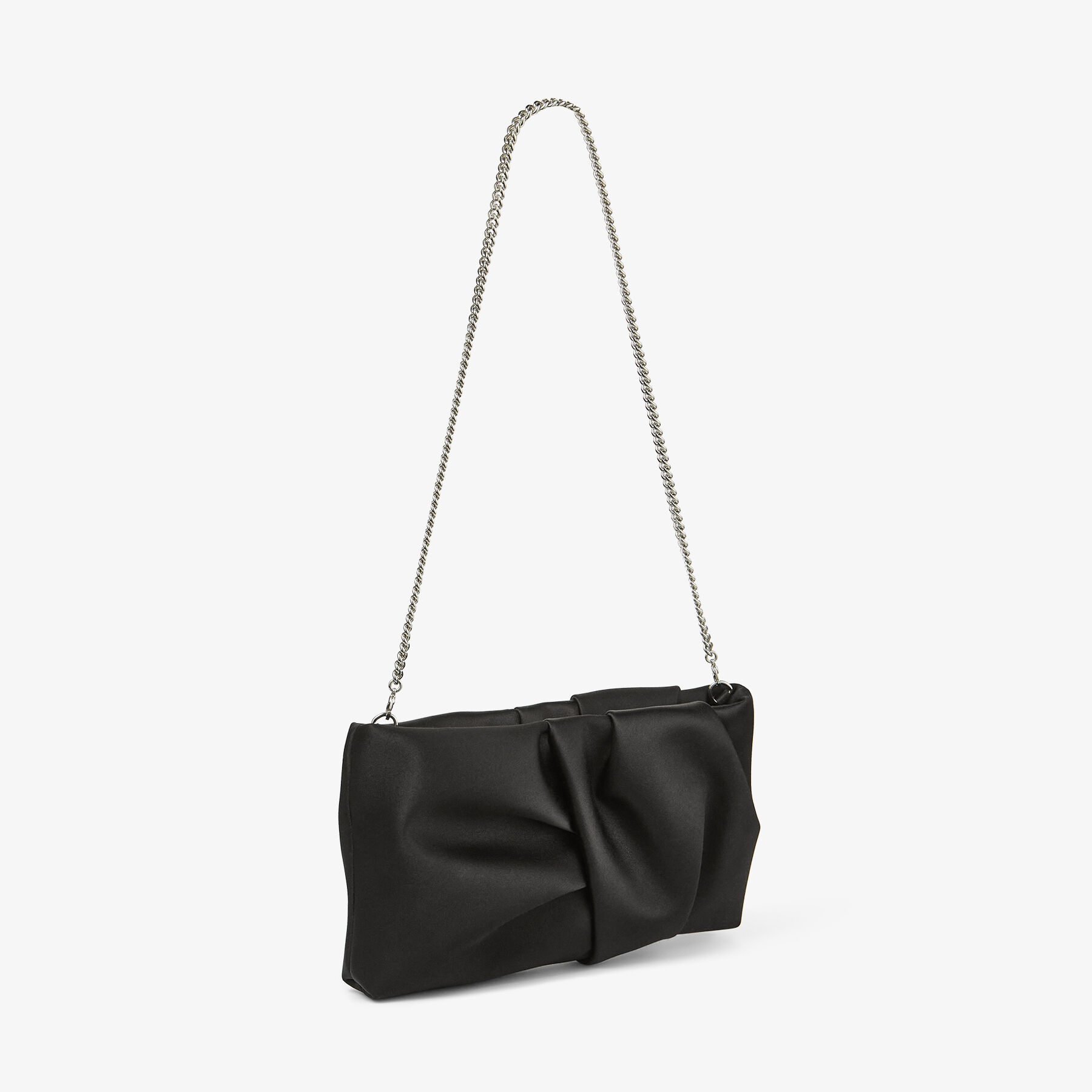 Bonny Clutch
Black Satin Clutch Bag - 5