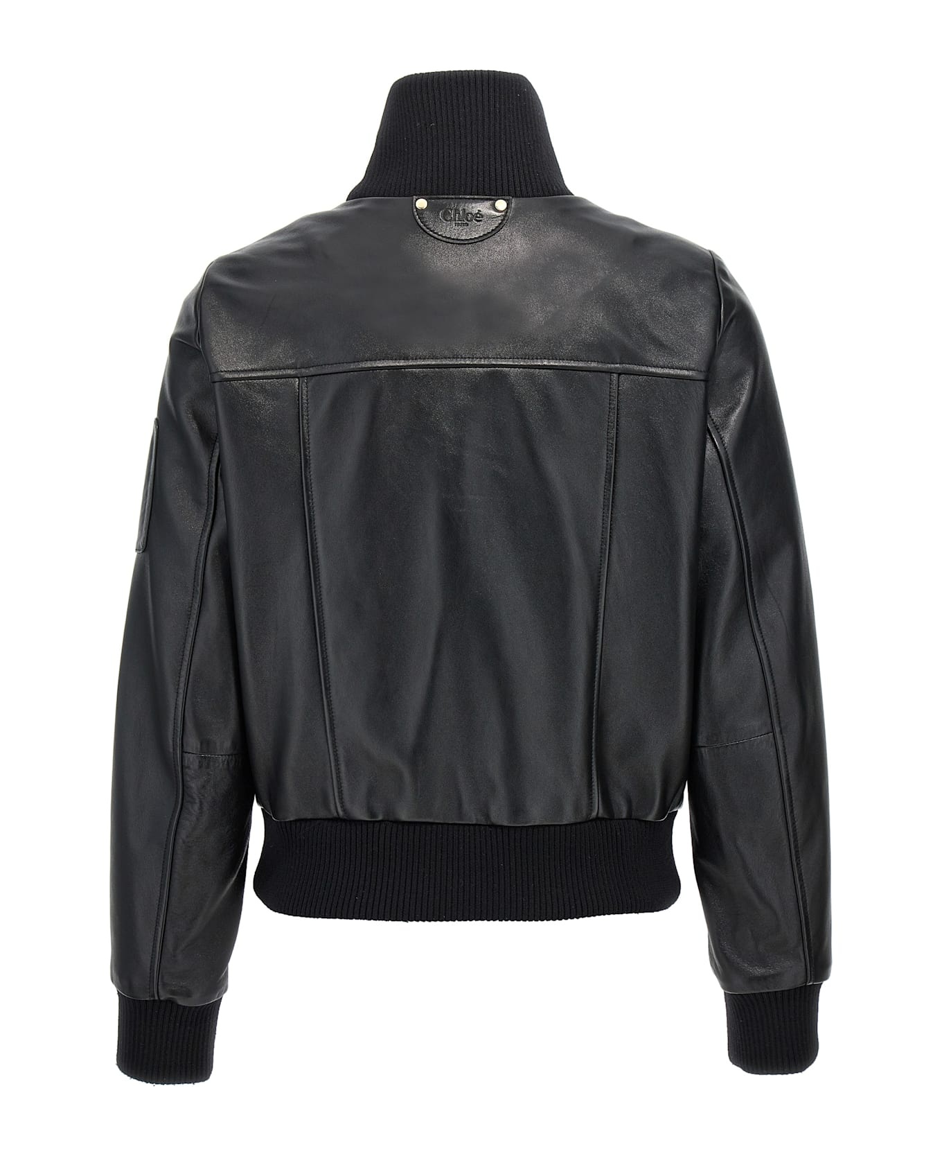 Leather Bomber Jacket - 2