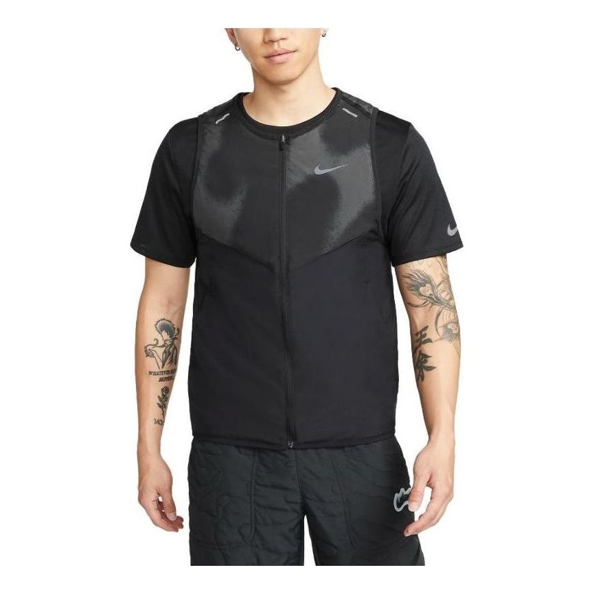 Nike Aero Layer Wild Run Reversible Repel T-Shirt 'Black' DD6208-010 - 1