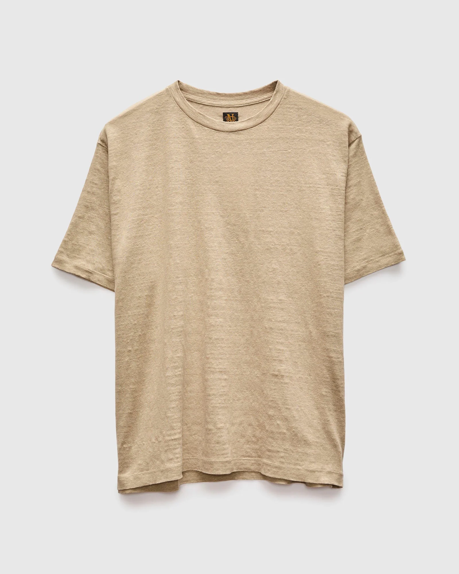 Normandy Linen T-Shirt in Taupe - 1
