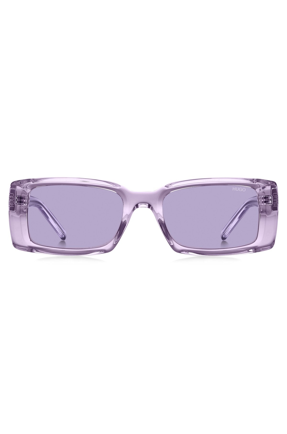 PURPLE-ACETATE SUNGLASSES WITH CONTRAST LOGOS - 3
