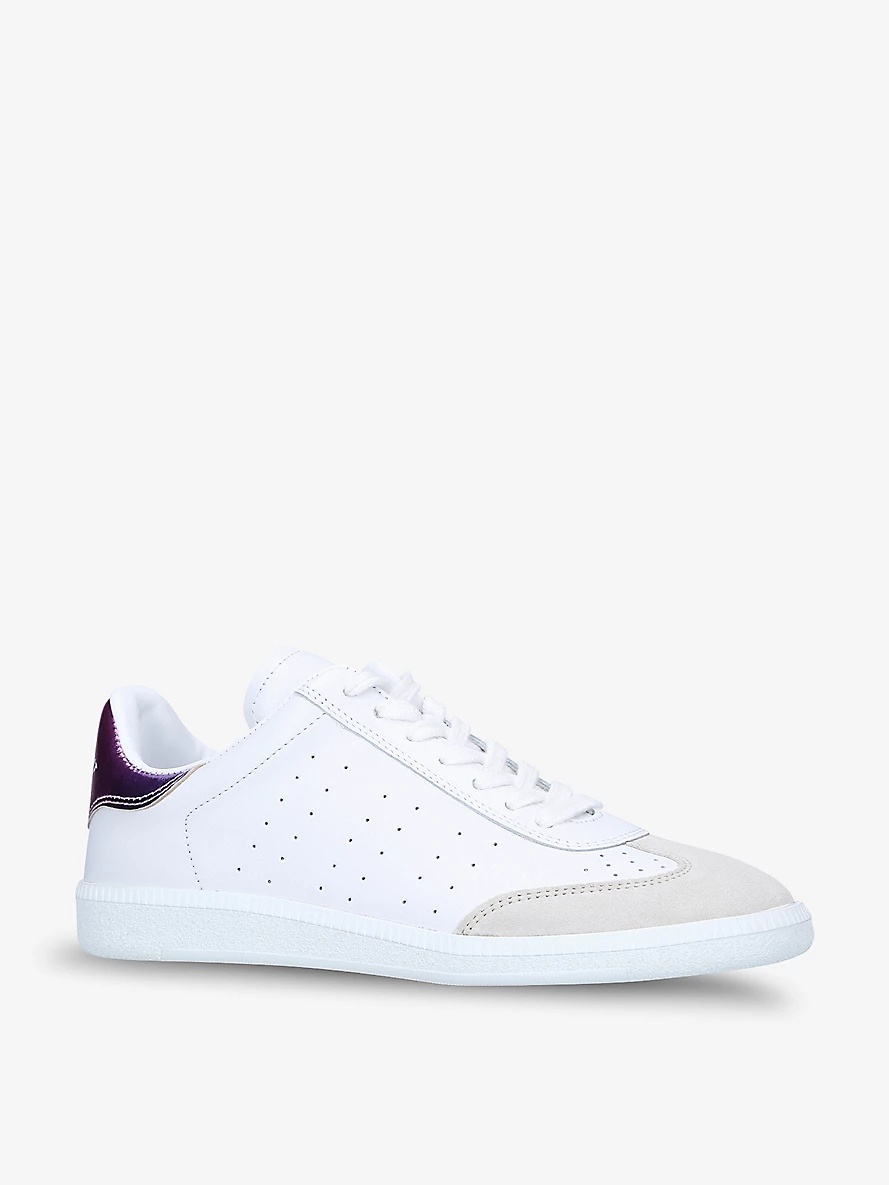 Bryce perforated leather trainers - 3