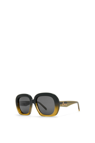 Loewe Square halfmoon sunglasses in acetate outlook