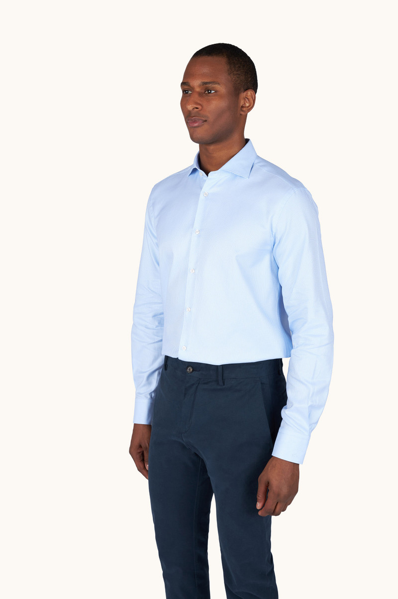 SOFFIO COTTON SHIRT WITH DAMIER PATTERN 4