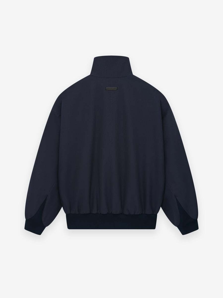 Wool High Neck Track Jacket - 3