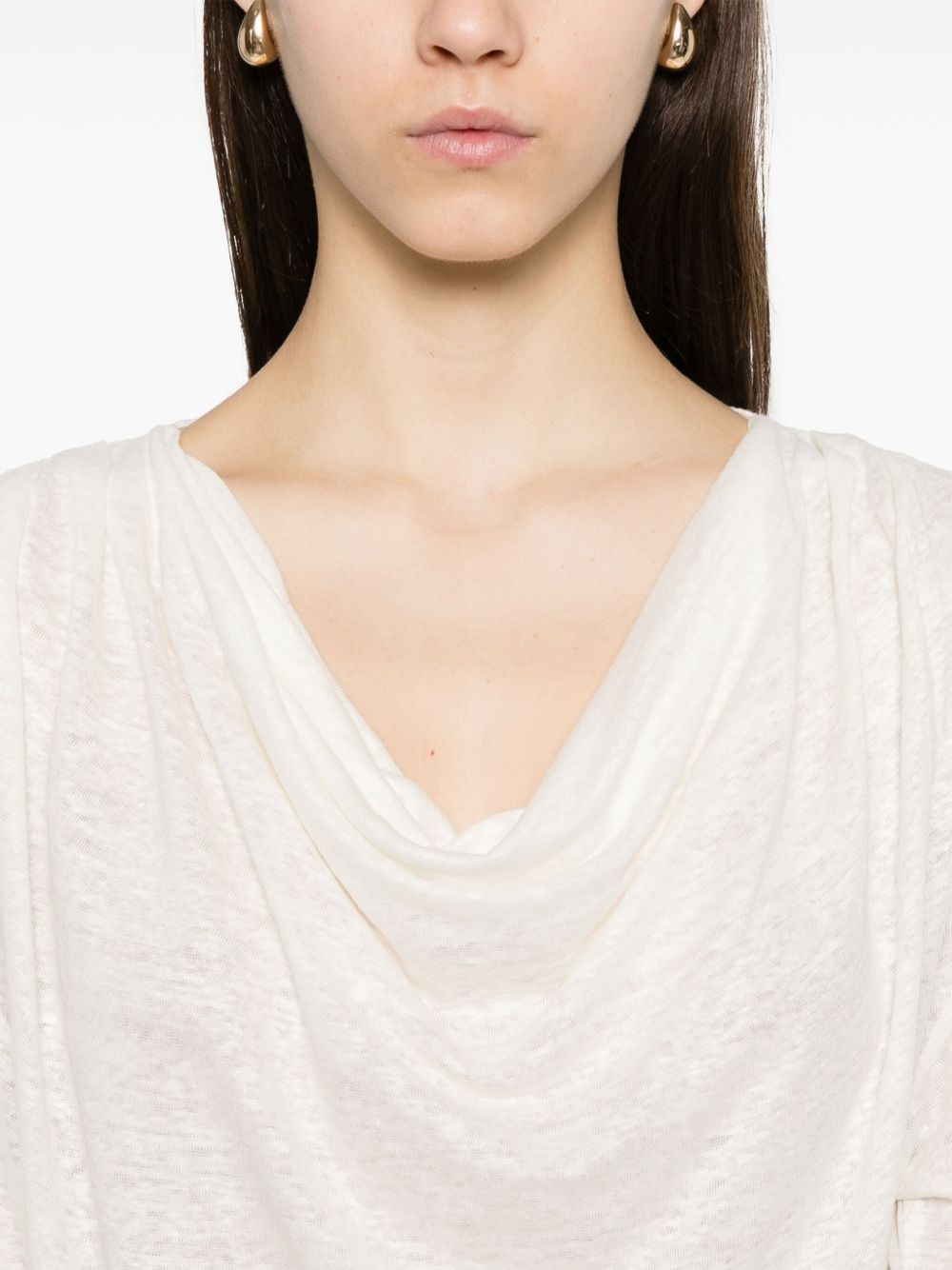 linen T-shirt - 5