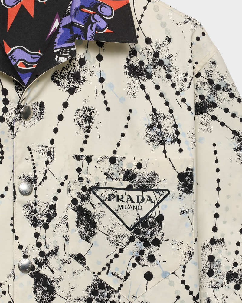 Timecapsule printed cotton shirt 9