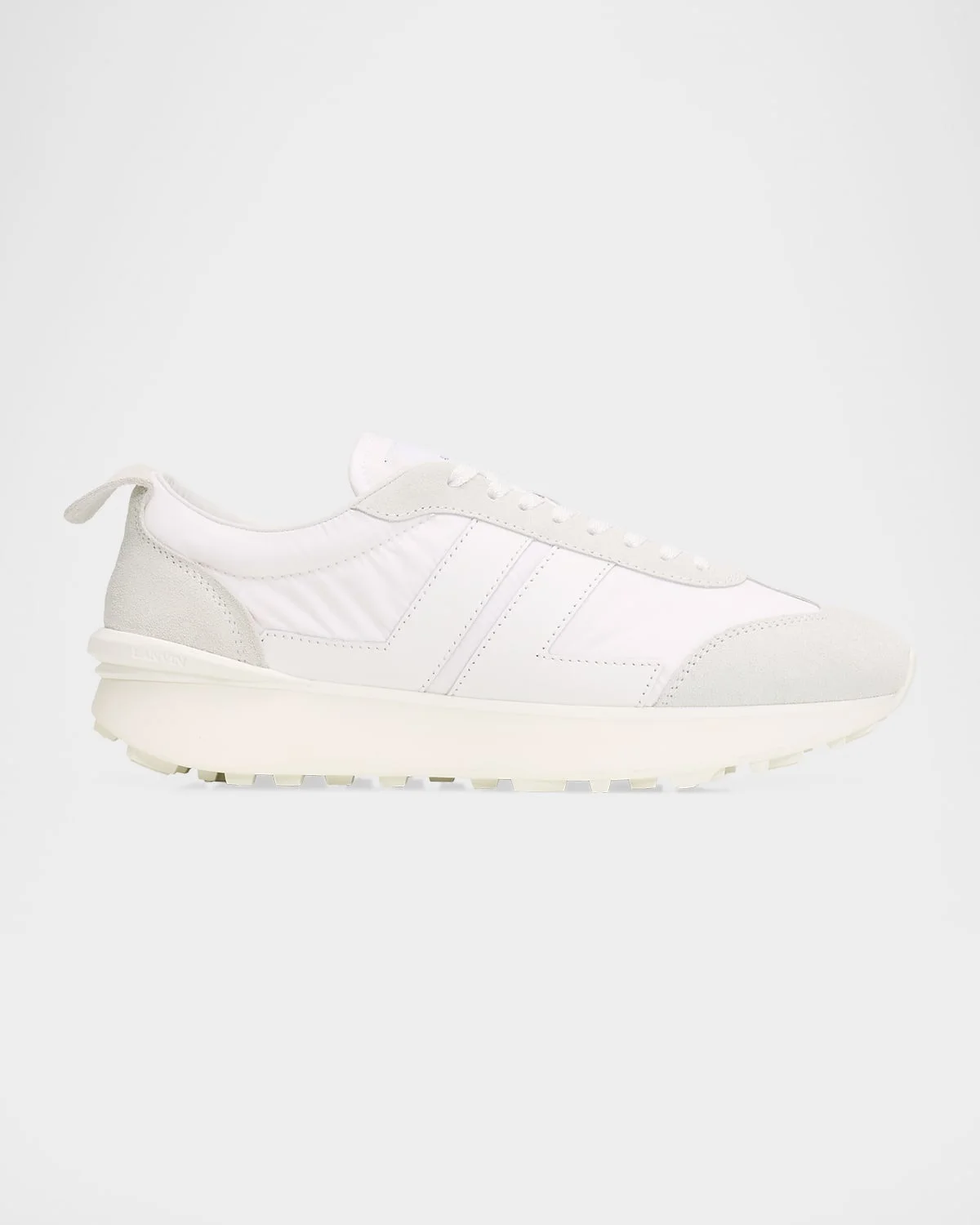 Men's Nylon & Suede Low-Top Sneakers - 1