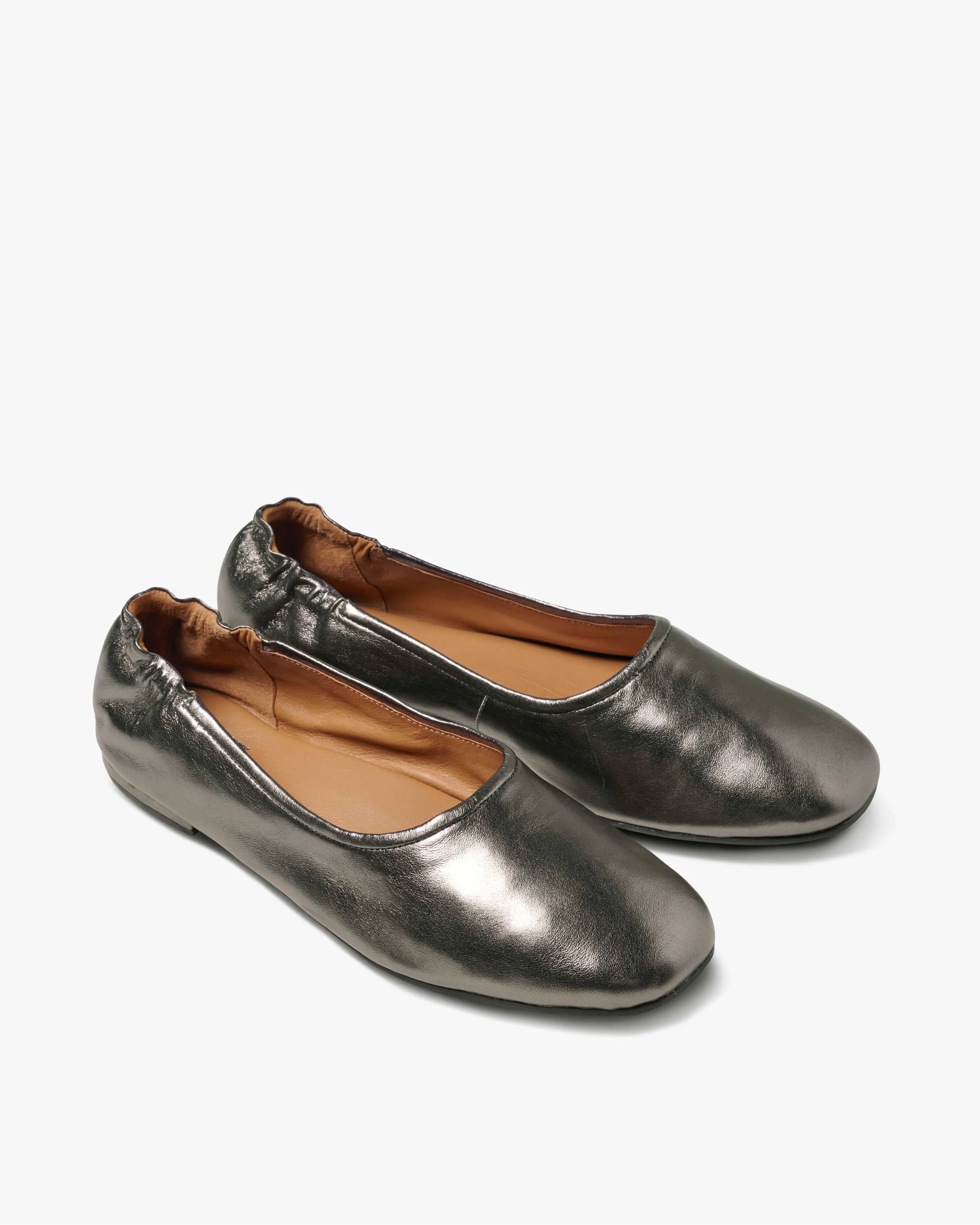 Swan Leather Ballet Shoe - 1