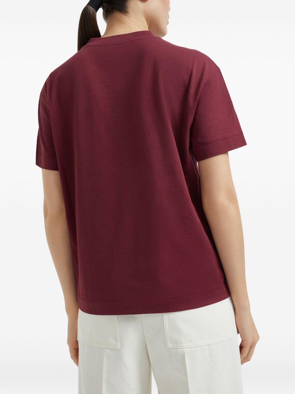 Monili-detail T-shirt - 4