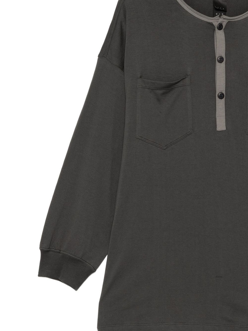 Henley-neck T-shirt 3