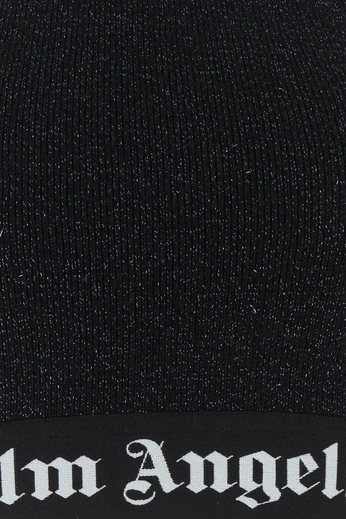 Black viscose blend crop-top - 3
