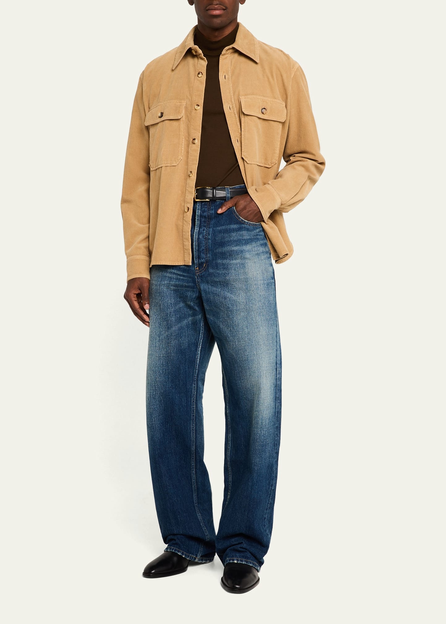 Men's 2-Pocket Corduroy Overshirt - 2