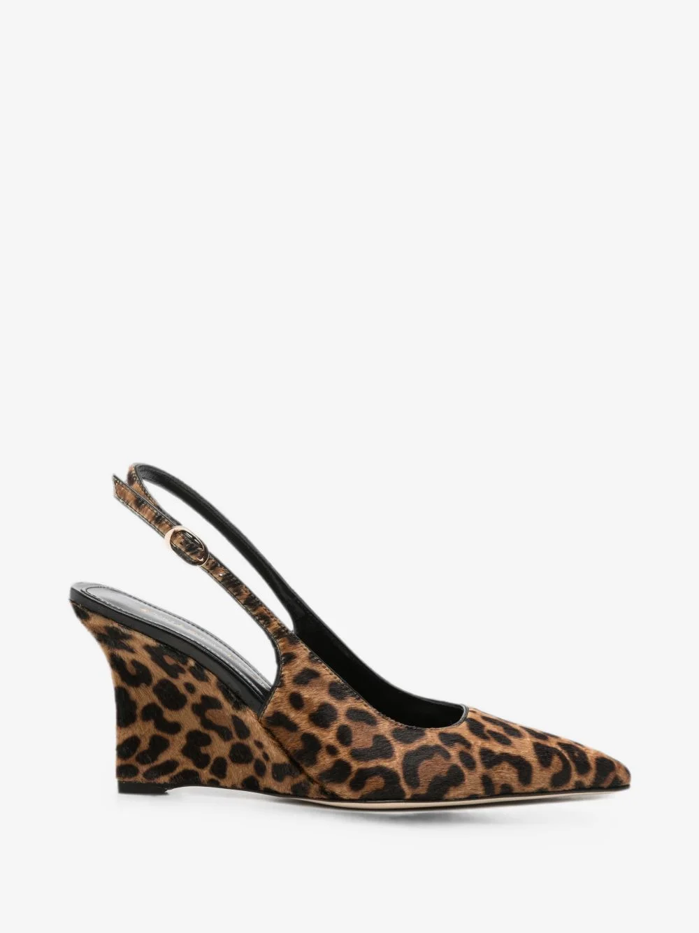 Vinnie leopard-print wedge pumps - 1