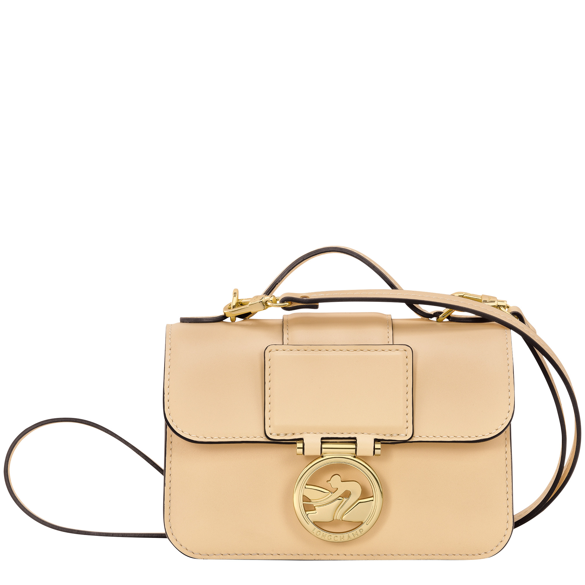 Box-Trot XS Crossbody bag Straw - Leather - 1