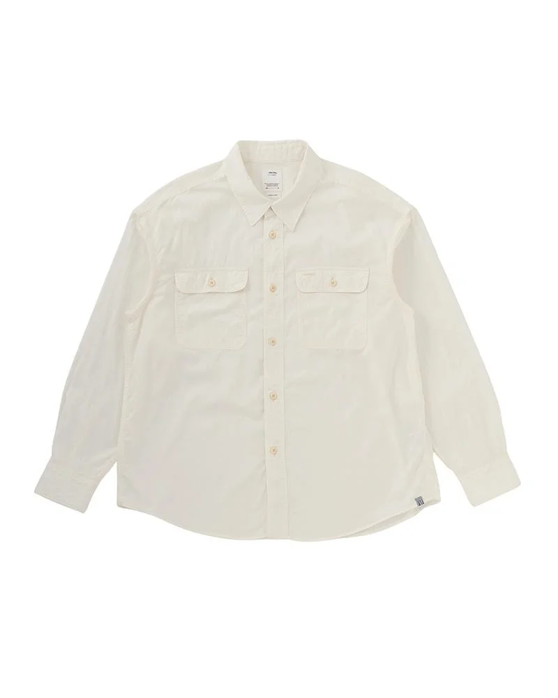 LANGER CHAMBRAY L/S (C/SI) WHITE - 1