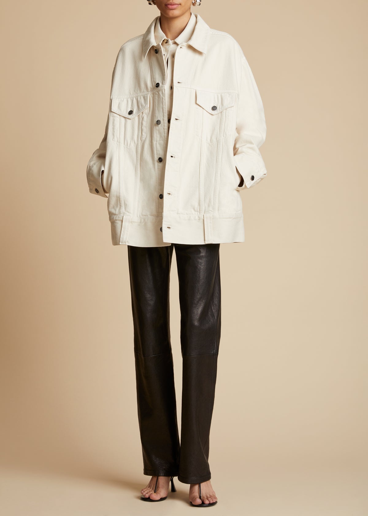 The Grizzo Jacket in Ivory - 1