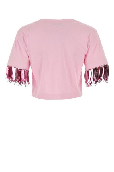 Paco Rabanne Pink cotton t-shirt outlook