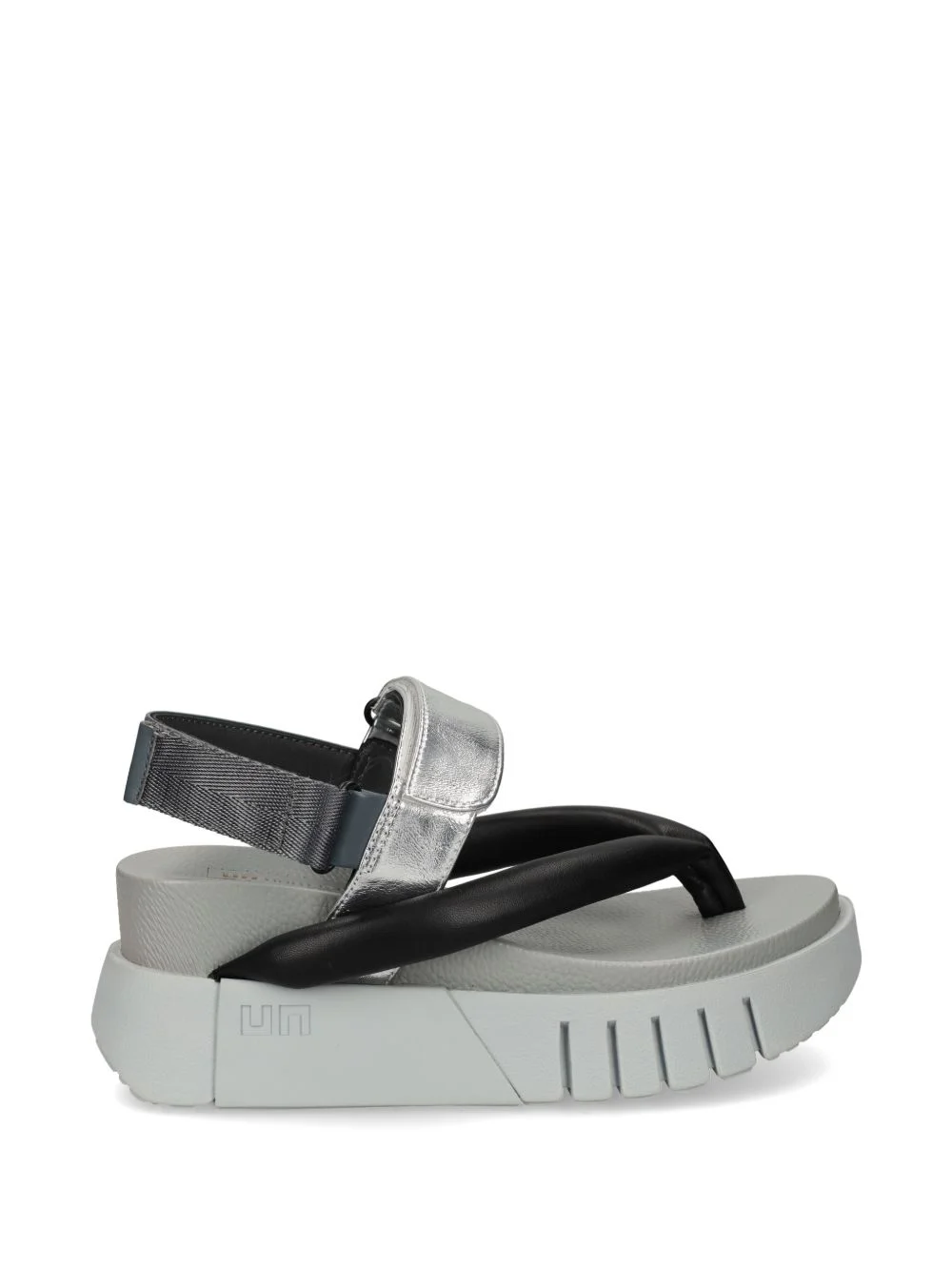 Delta Tong padded metallic sandals - 1