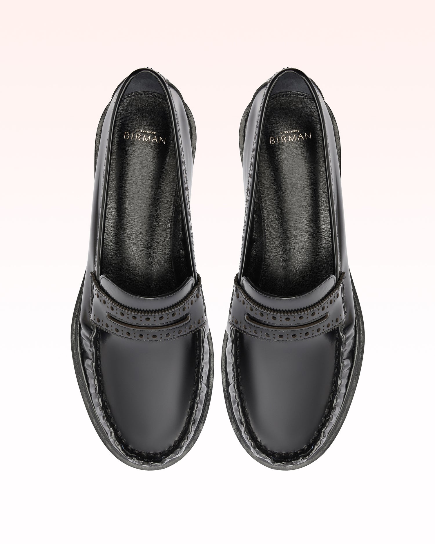 SOFT LOAFER BROGUE BLACK - 3