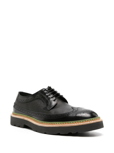 Paul Smith pebbled leather lace-up shoes outlook