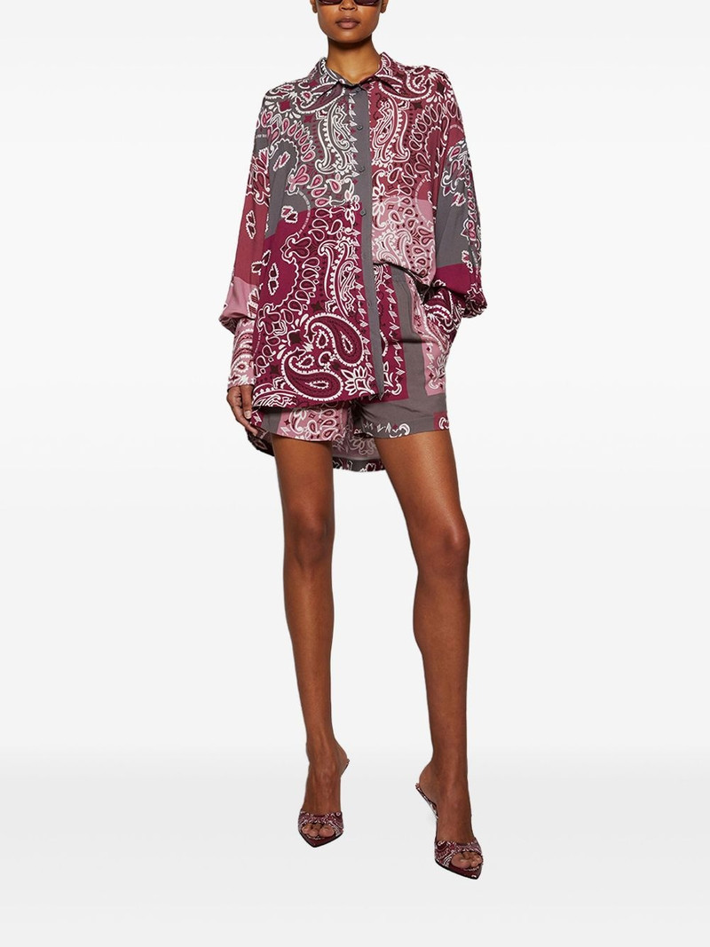 THE ATTICO bandana-print shirt outlook