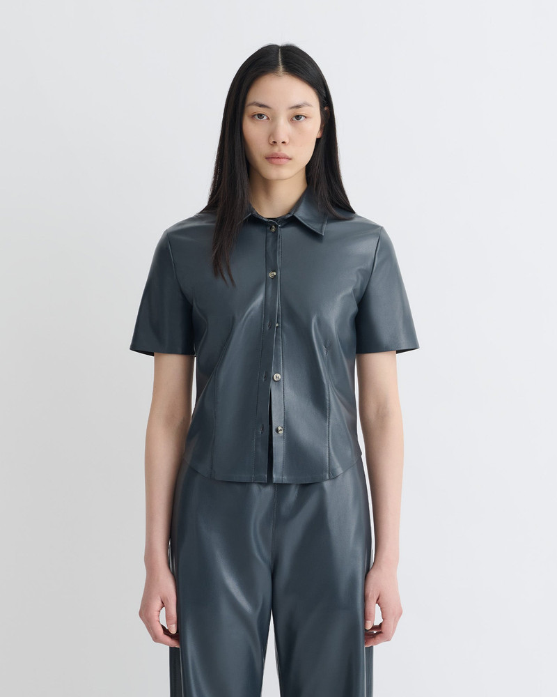 Nanushka Okobor™Alt-Leather Shirt outlook