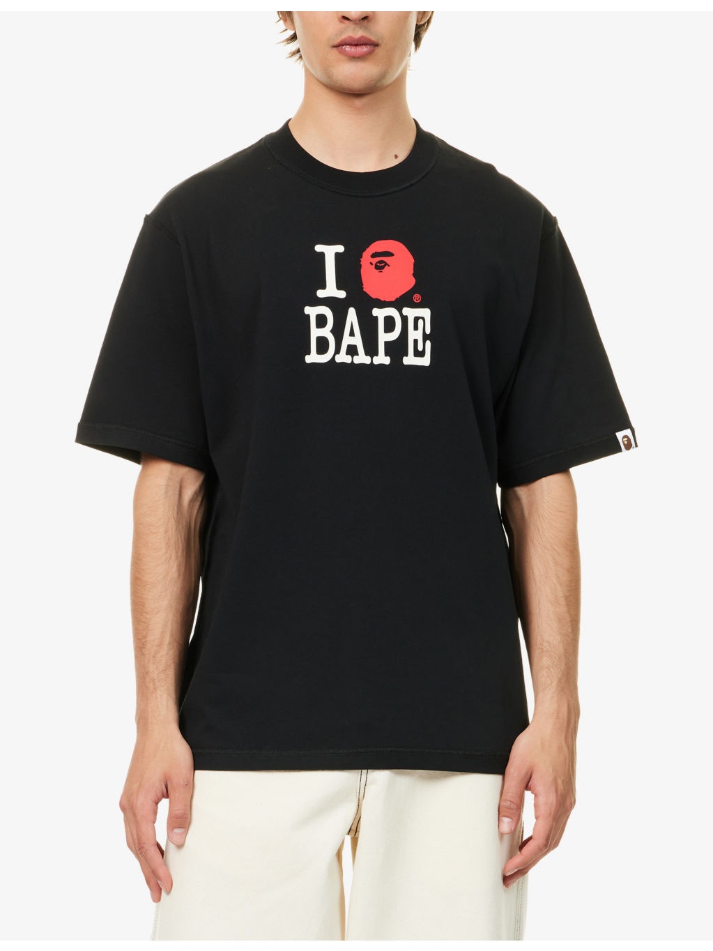 Brand-Print Crewneck Cotton-Jersey T-Shirt - 3