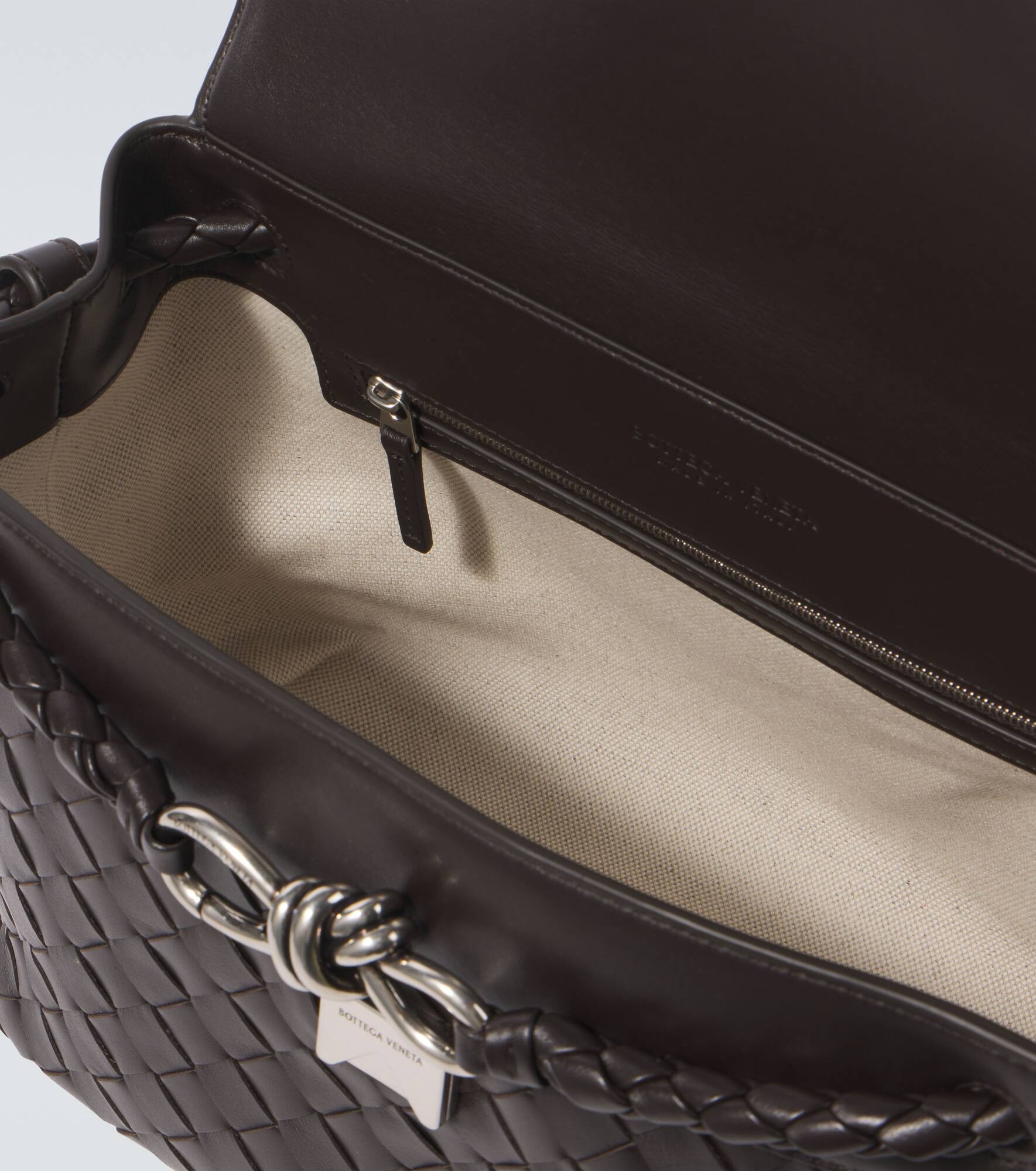 Andiamo Small leather messenger bag - 4