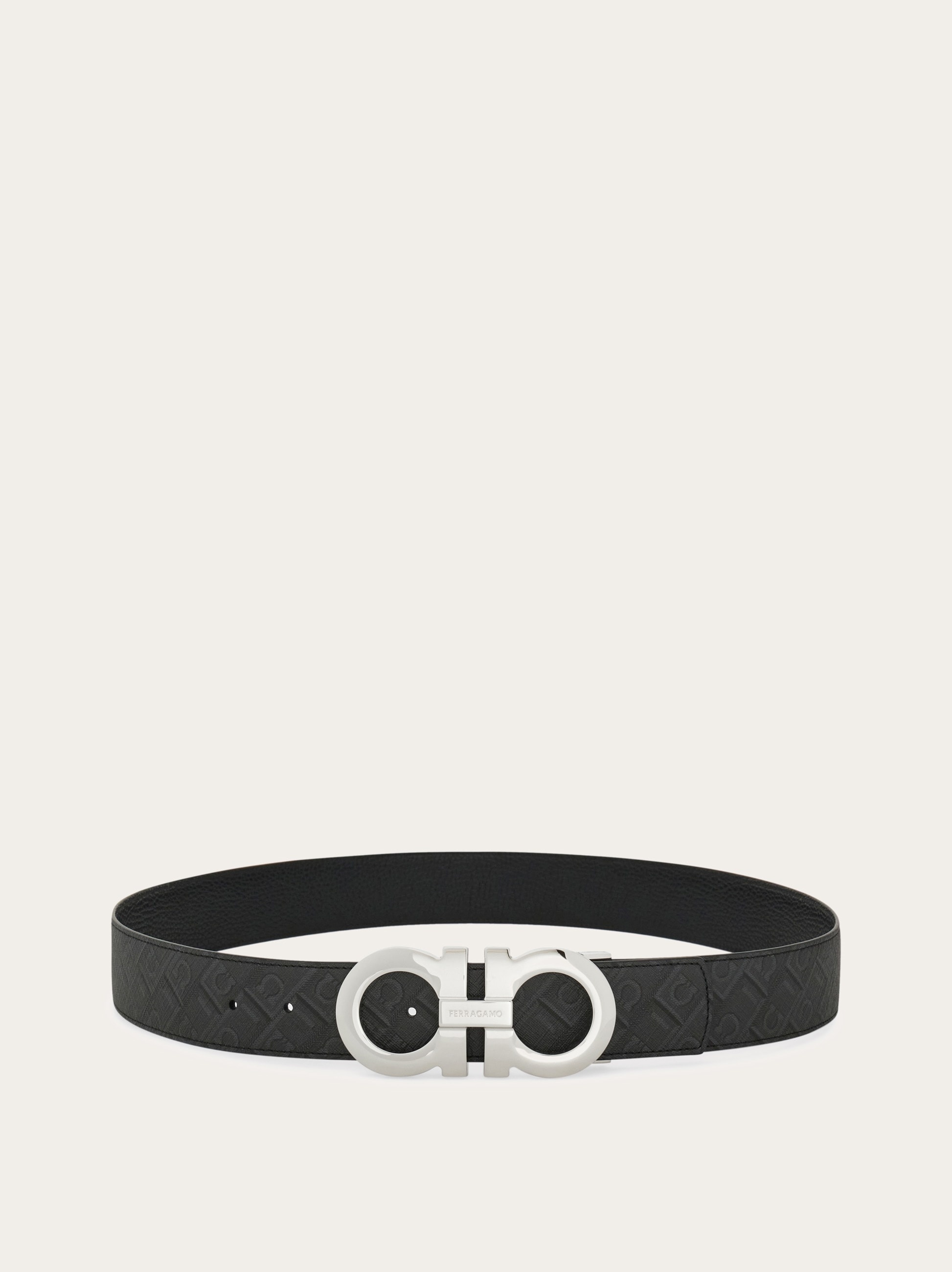 Reversible and adjustable Gancini belt - 3