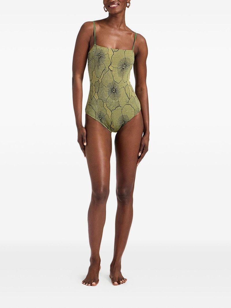 La DoubleJ floral-print swimsuit outlook