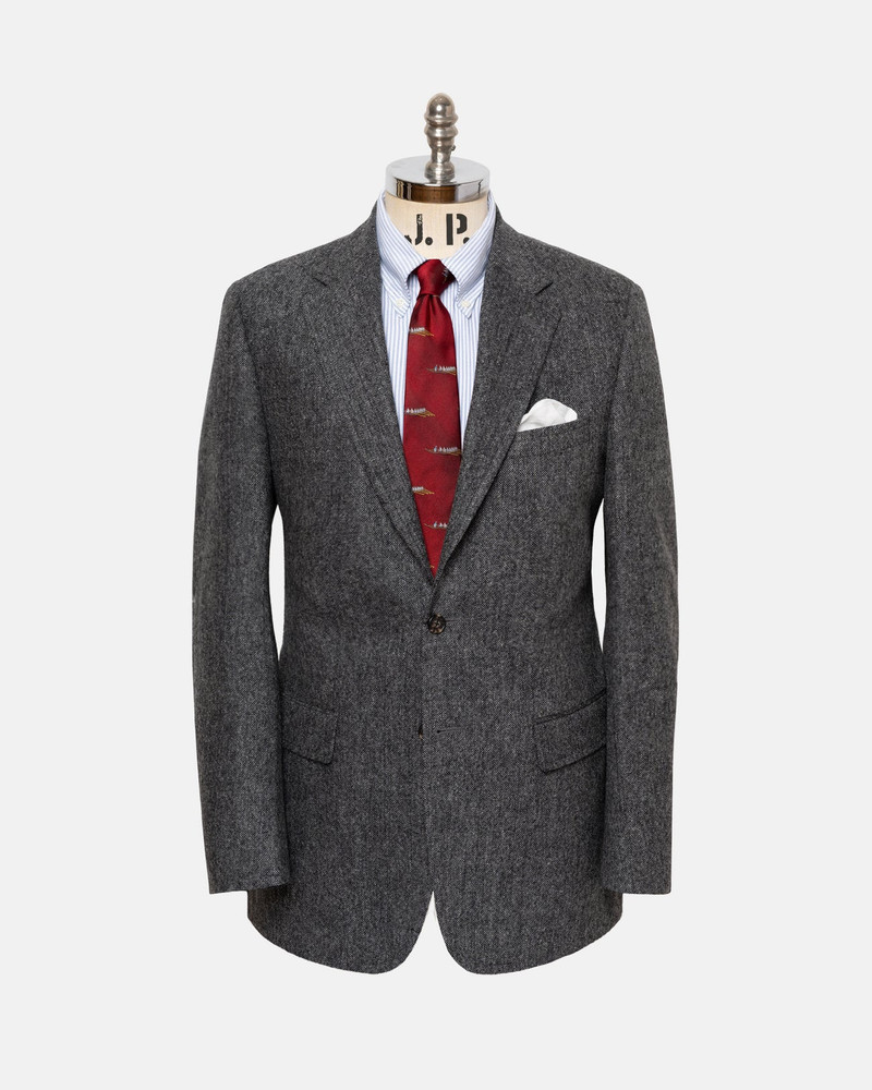 MADE-IN-CANADA GREY IRISH DONEGAL TWEED SPORT COAT 1